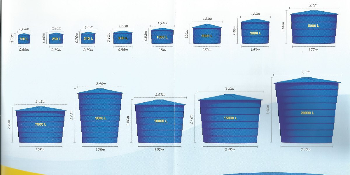 10000 Litres Potable Water Tank Low Profile