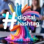 Digital Hashtag Profile Picture