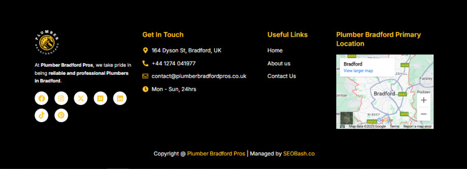 Plumber Bradford Pros Cover Image