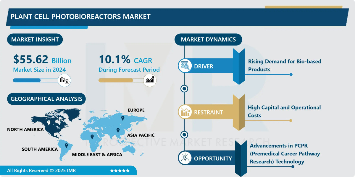 Plant Cell Photobioreactors Market Future Outlook, Trends & Forecast Analysis (2024-2032)
