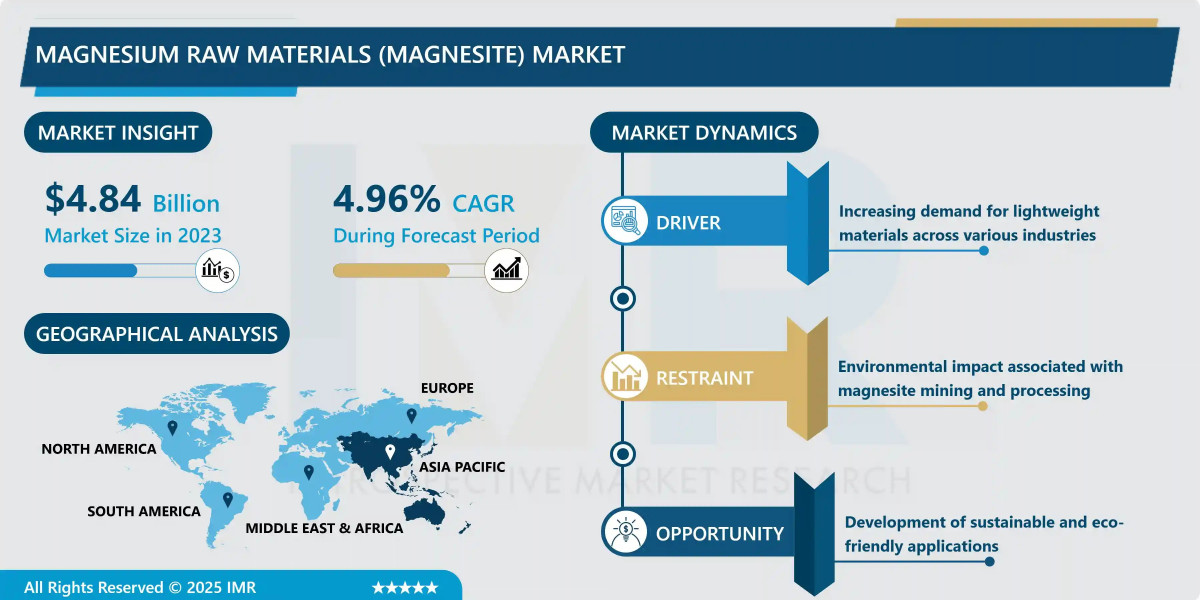 Magnesium Raw Materials (Magnesite) Market Opportunities, Challenges & Strategic Forecast (2024-2032)