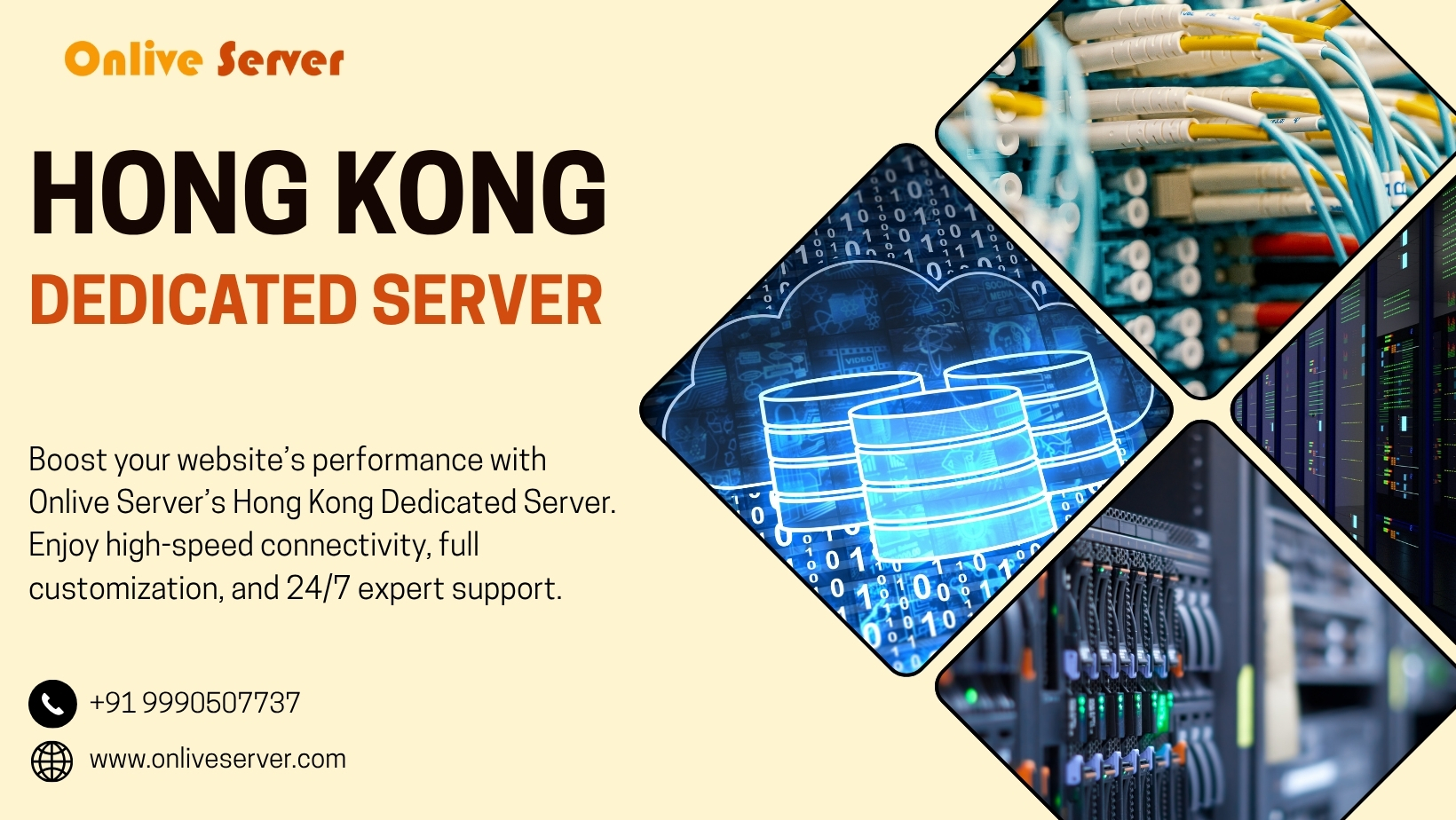 Hong Kong Dedicated Server Custom Plan by OnliveServer