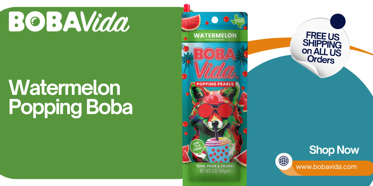 Sweet Summer Bliss: Watermelon Popping Boba from Boba Vida