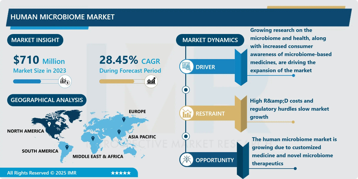 Human Microbiome Market Size Projected to Reach USD 6,758.73 Million by 2032