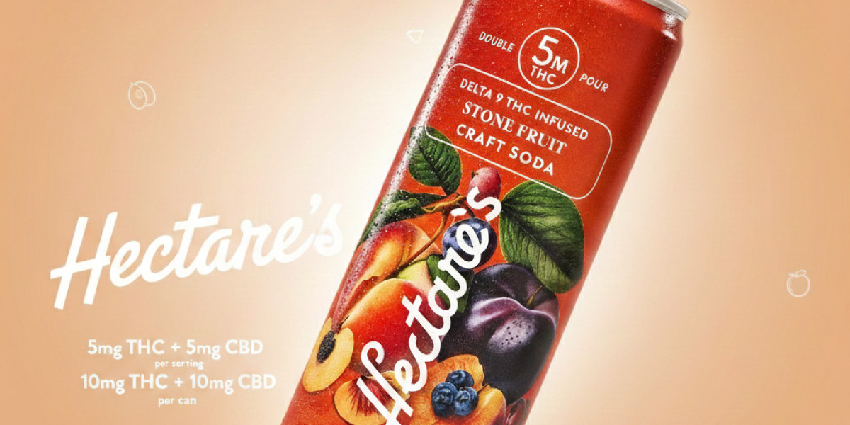 Stone Fruit Delta 9 Soda | Hectare’s 5mg Low-Calorie Drink