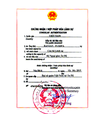 Vietnam Embassy Attestation in Delhi, Mumbai, Pune, Bangalore, Chennai, Hyderabad, Ahmedabad